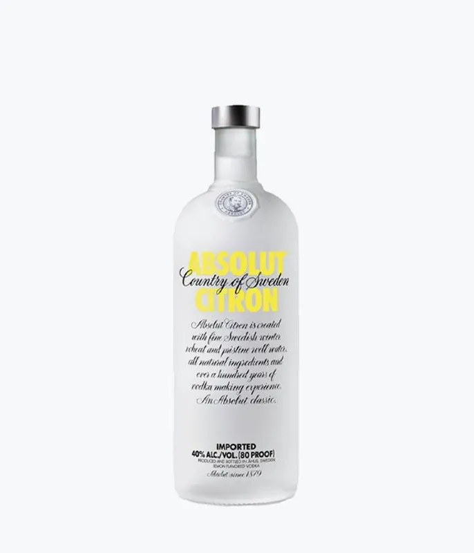 Vodka Absolute Citron